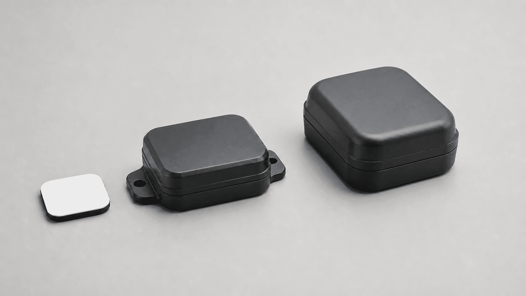 Representative adhesive, rugged, and sensor-equipped BLE tags